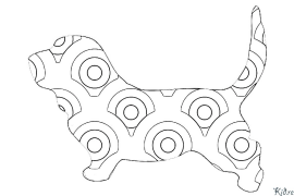 basset Տպագրվող Գունազարդման Էջեր